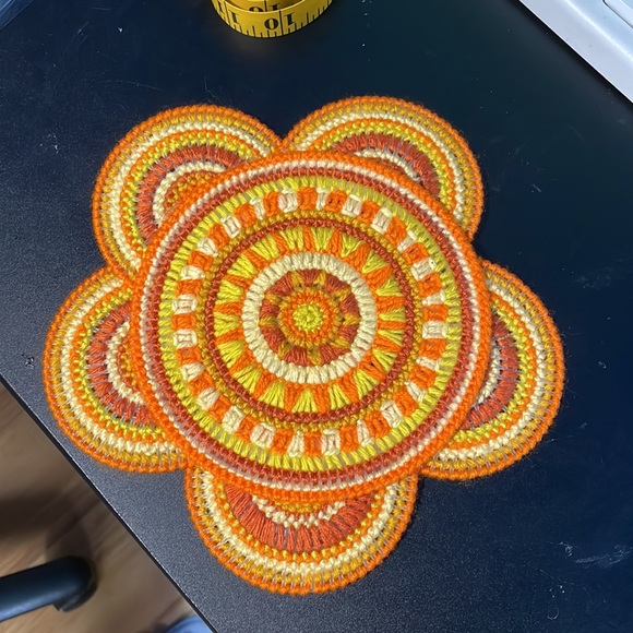 Marcy’s Creations Other - Multiple color Yellow/Orange wall decoration, handcrafted with love ❤️ 9x9
